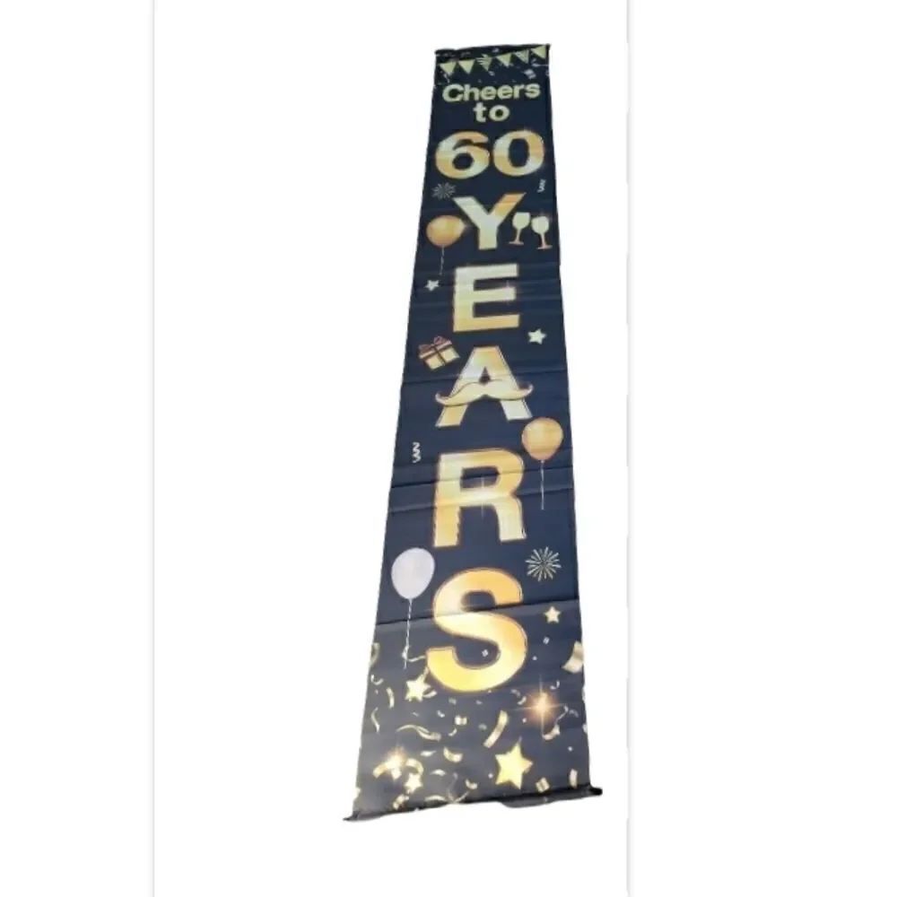 Birthday Anniversary Reusable Scroll Banner